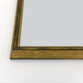 Cornice Classica su Misura - Modello Rinascimento Foglia Oro e Verde